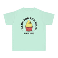 Here For The Whip Comfort Colors Youth Midweight Tee