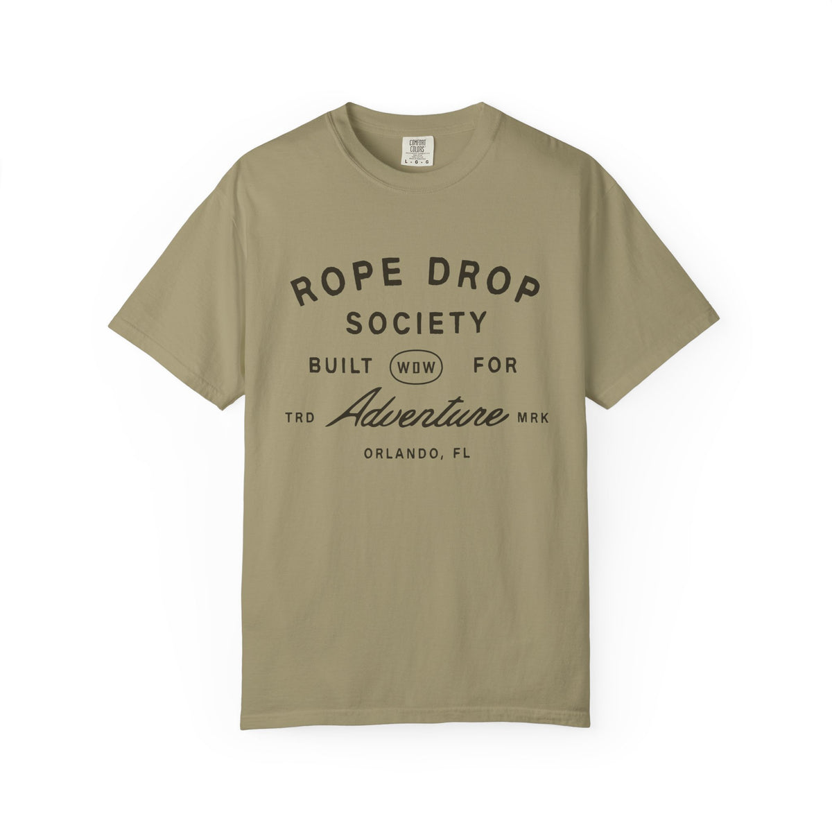 Rope Drop Society Comfort Colors Unisex Garment-Dyed T-shirt