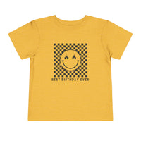 Best Birthday Ever Bella Canvas Toddler Short Sleeve Tee