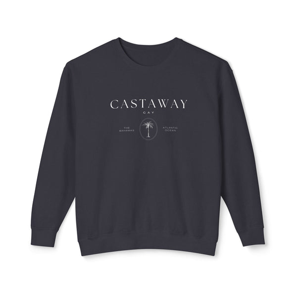 Castaway Cay Unisex Lightweight Comfort Colors Crewneck Sweatshirt