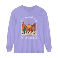 The Wildest Ride In The Wilderness Comfort Colors Unisex Garment-dyed Long Sleeve T-Shirt