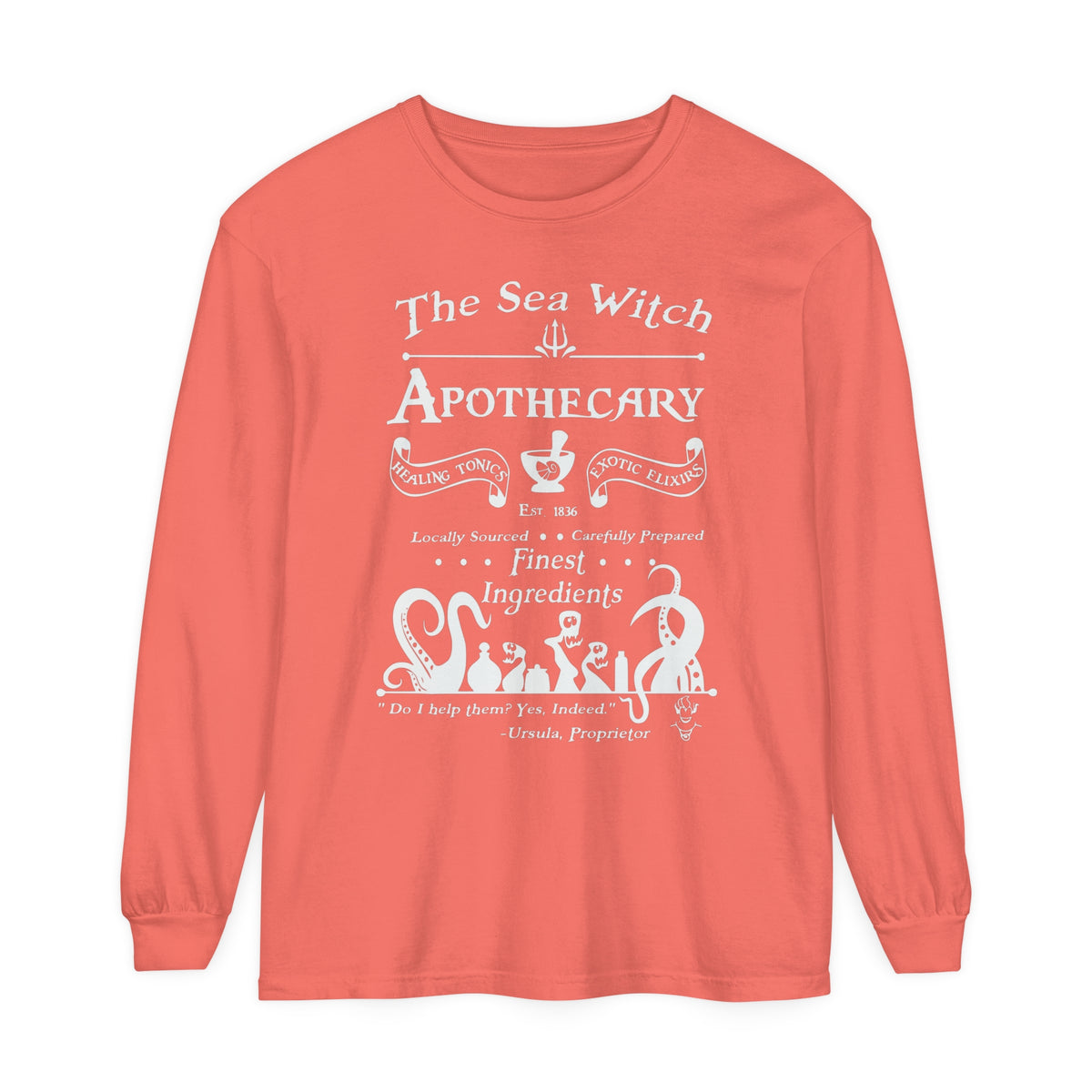 Sea Witch Apothecary Comfort Colors Unisex Garment-dyed Long Sleeve T-Shirt