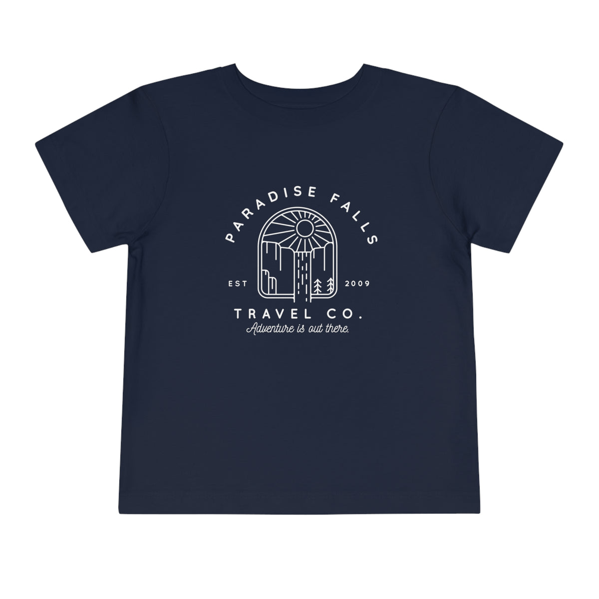 Paradise Falls Vacation Co. Bella Canvas Toddler Short Sleeve Tee