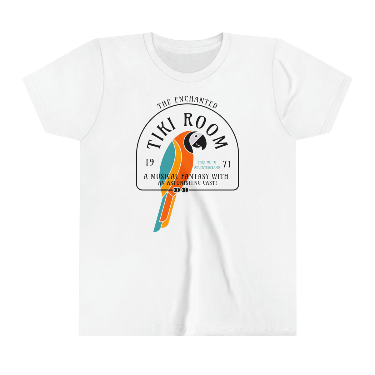 Enchanted Tiki Room Bella Canvas Youth Short Sleeve Tee