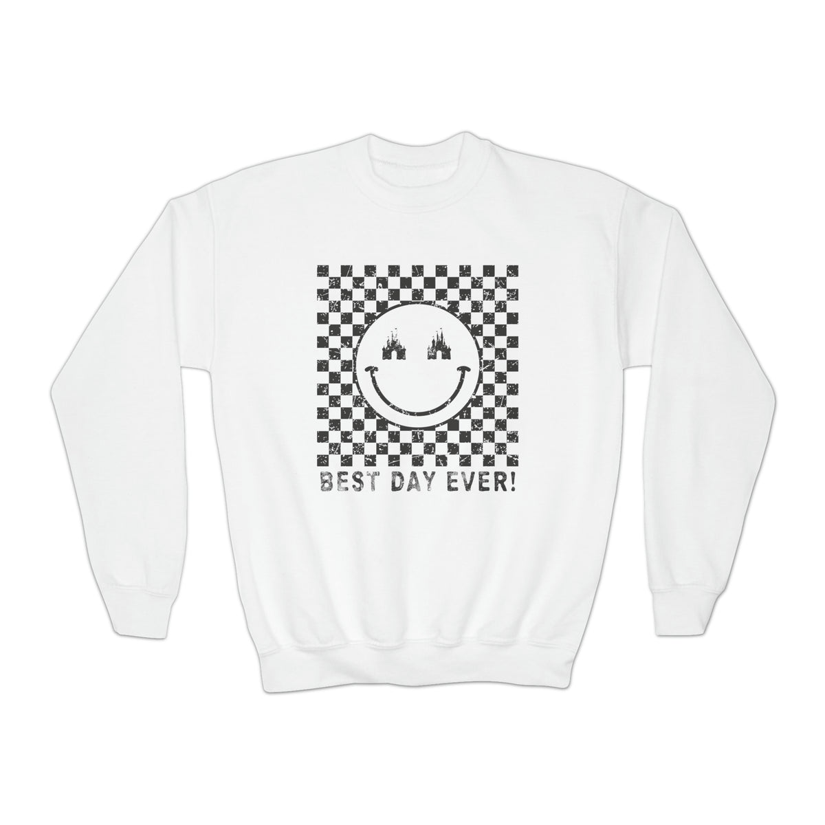 Best Day Ever Gildan Youth Crewneck Sweatshirt