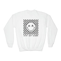 Best Day Ever Gildan Youth Crewneck Sweatshirt