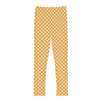 Checked Youth Full-Length Leggings