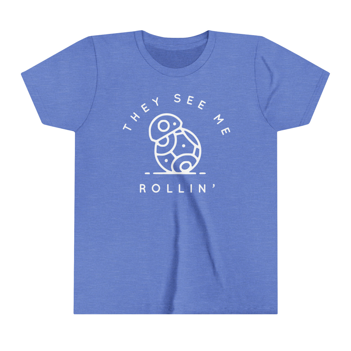 They See Me Rollin' Bella Canvas Youth Short Sleeve Tee