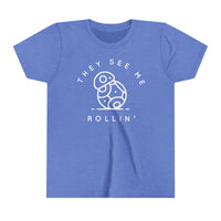 They See Me Rollin' Bella Canvas Youth Short Sleeve Tee