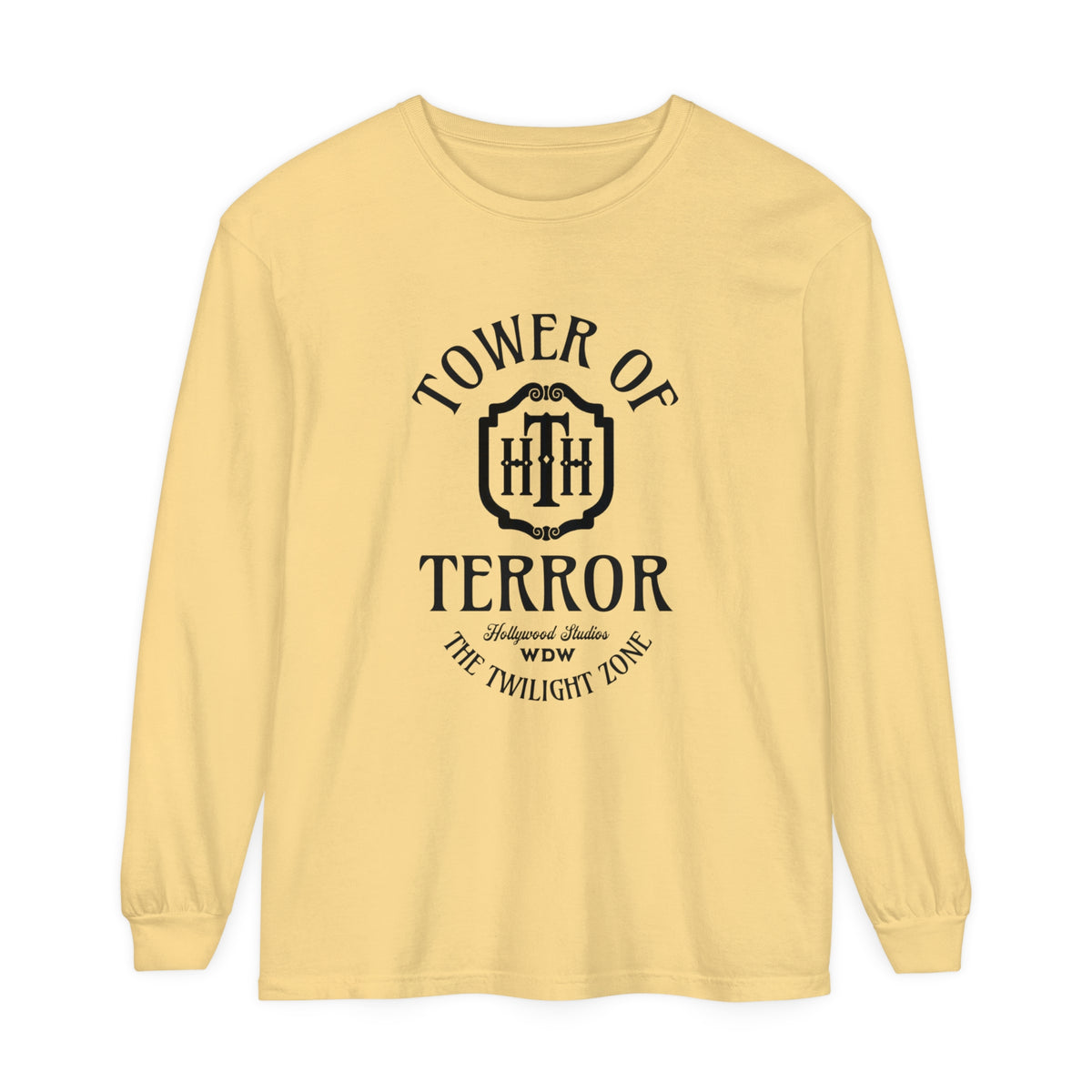 Tower Of Terror Comfort Colors Unisex Garment-dyed Long Sleeve T-Shirt
