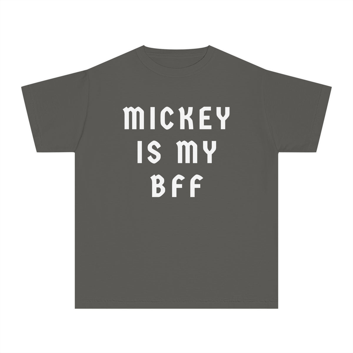 Mickey Is My BFF Comfort Colors Youth Midweight Tee
