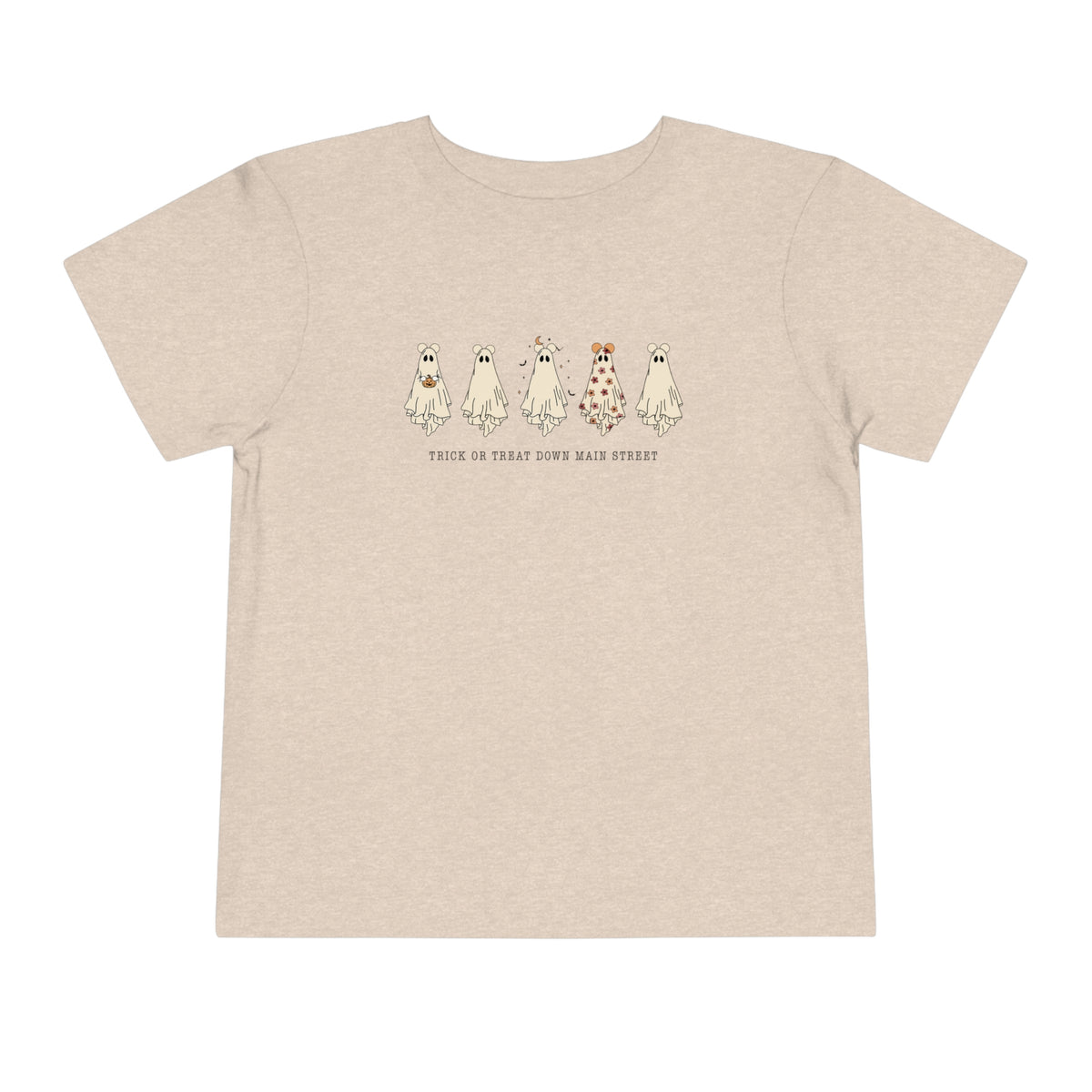 Trick or Treat Down Main Street Toddler Short Sleeve Tee