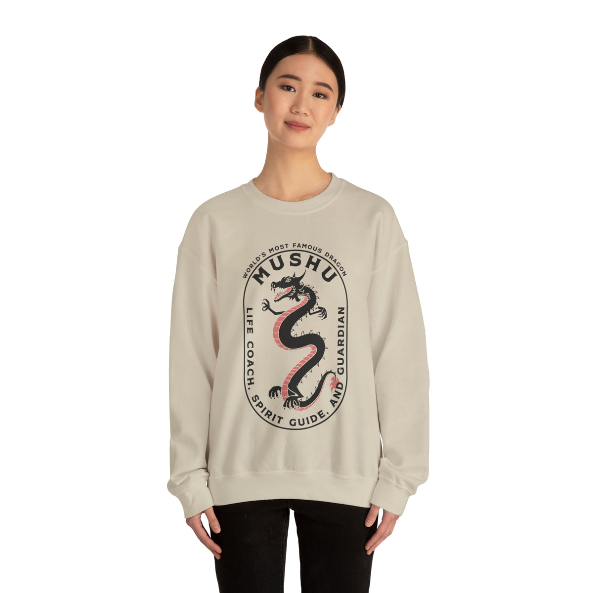 Mushu Gildan Unisex Heavy Blend™ Crewneck Sweatshirt
