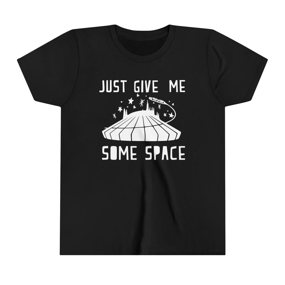 Just Give Me Some Space Bella Canvas Youth Short Sleeve Tee