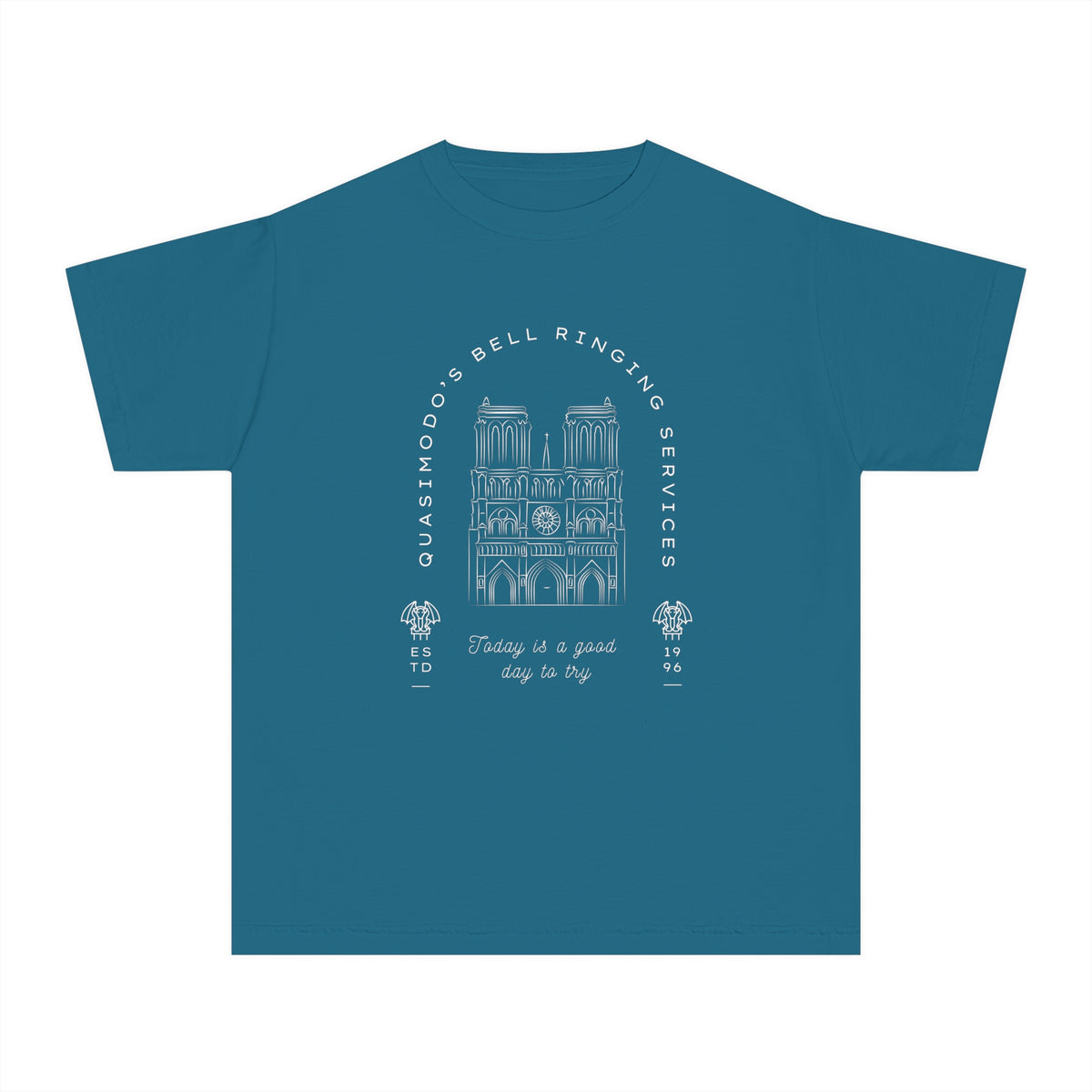 Quasimodo's Bell Ringing Services Comfort Colors Youth Midweight Tee