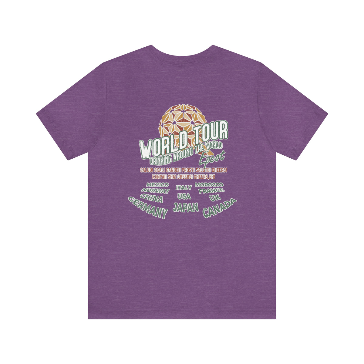 World Tour Bella Canvas Unisex Jersey Short Sleeve Tee