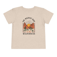 The Wildest Ride In The Wilderness Bella Canvas Toddler Short Sleeve Tee