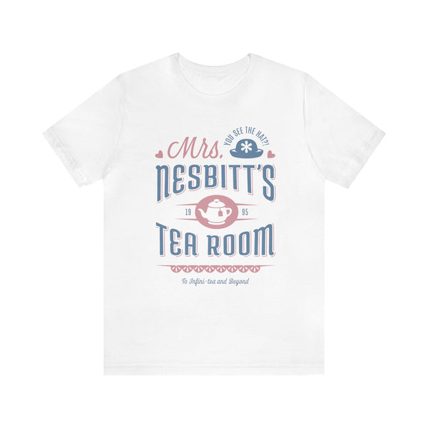 Mrs. Nesbitt’s Tea House Mint & Lavender Bella Canvas Unisex Jersey Short Sleeve Tee