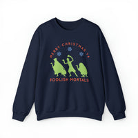 Merry Christmas Ya Foolish Mortals Gildan Unisex Heavy Blend™ Crewneck Sweatshirt
