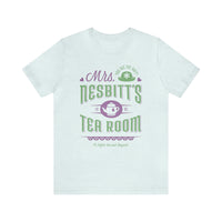 Mrs. Nesbitt’s Tea House Mint & Lavender Bella Canvas Unisex Jersey Short Sleeve Tee