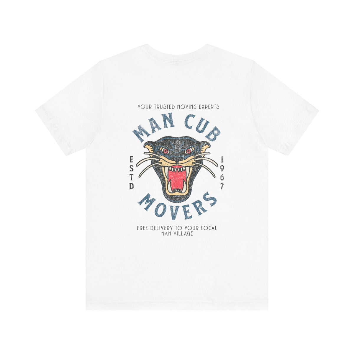 Man Cub Movers Bella Canvas Unisex Jersey Short Sleeve Tee