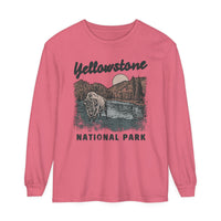 Yellowstone National Park Comfort Colors Unisex Garment-dyed Long Sleeve T-Shirt