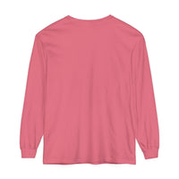 Spooky Scary Skeletons Comfort Colors Unisex Garment-dyed Long Sleeve T-Shirt