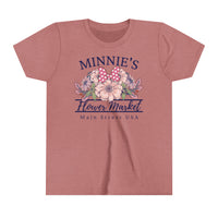 Minnie's Flower Market Bella Canvas Youth Short Sleeve Tee
