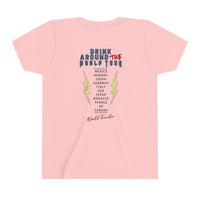 Drink Around The World Tour Bella Canvas Youth Short Sleeve Tee