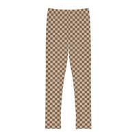 Checked Youth Full-Length Leggings
