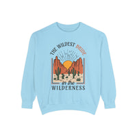 Wildest Bride In The Wilderness Comfort Colors Unisex Garment-Dyed Sweatshirt