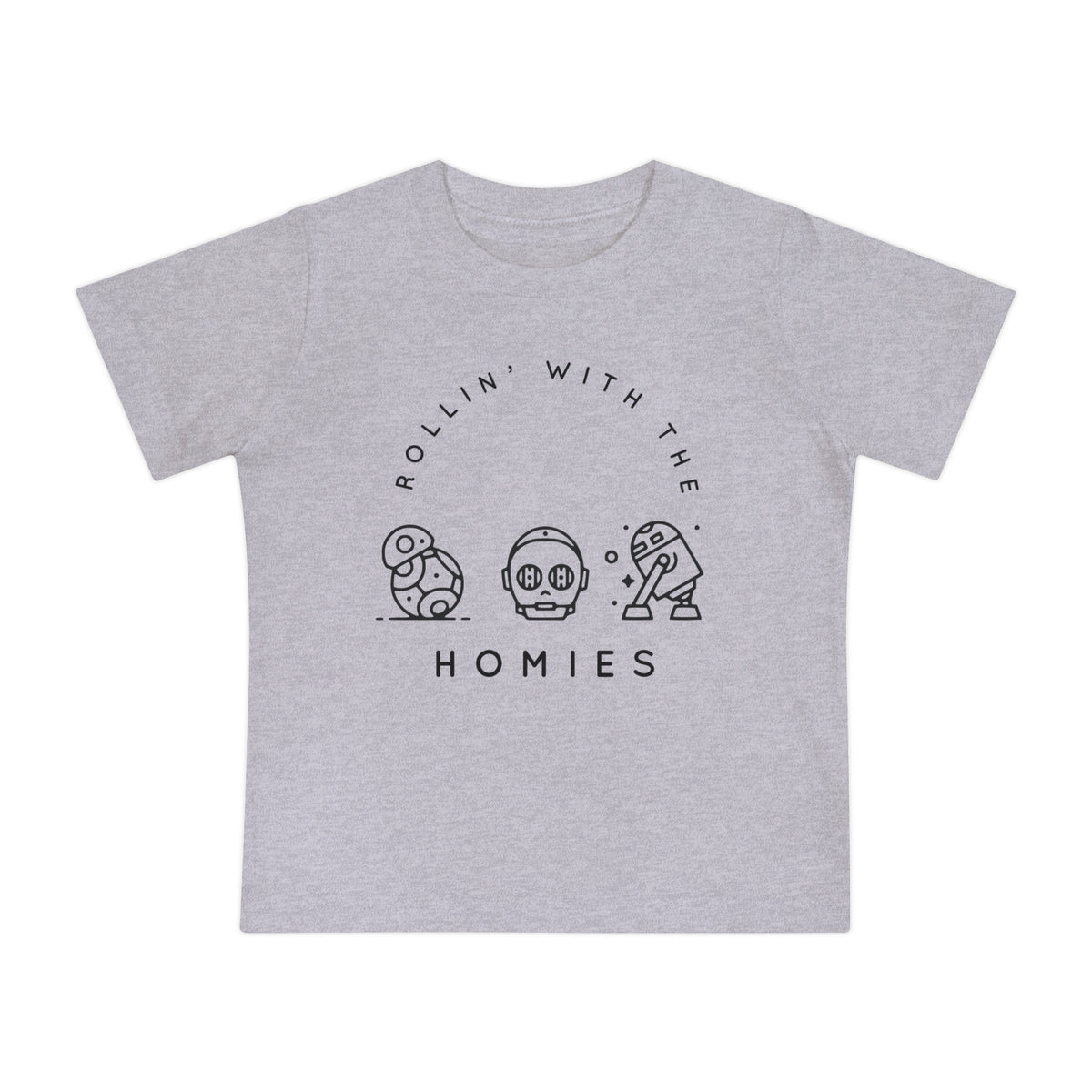 Rollin’ With The Homies Bella Canvas Baby Short Sleeve T-Shirt