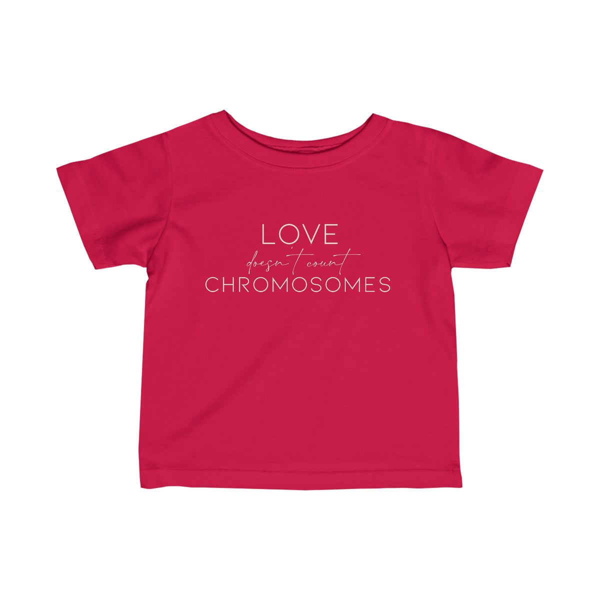 Joey's Journey Chromosome 6q Deletion Awareness Infant Fine Jersey Tee