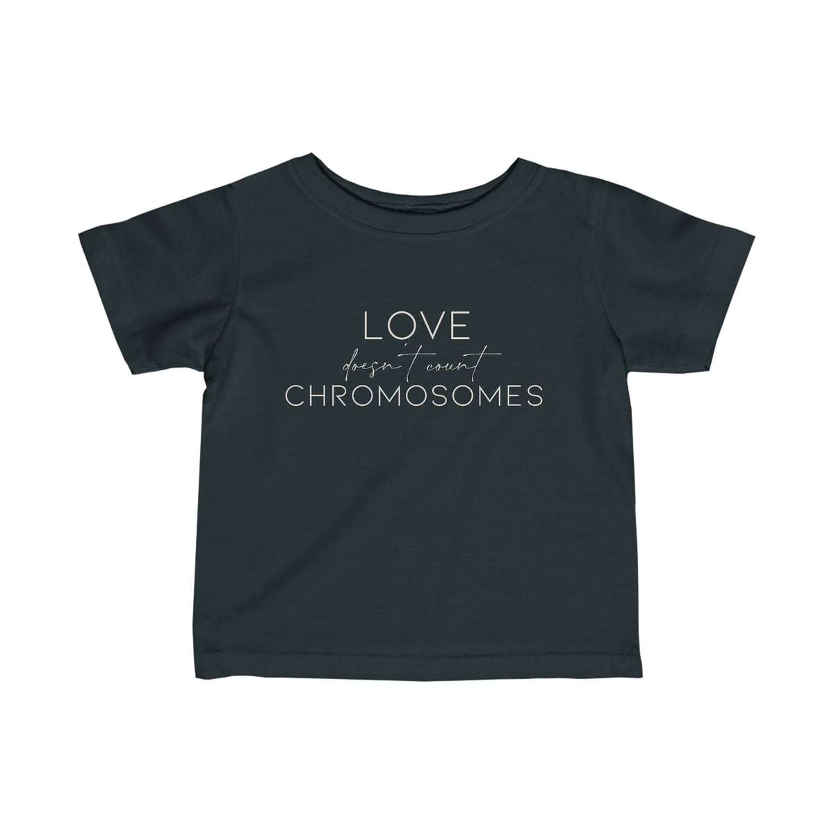 Joey's Journey Chromosome 6q Deletion Awareness Infant Fine Jersey Tee