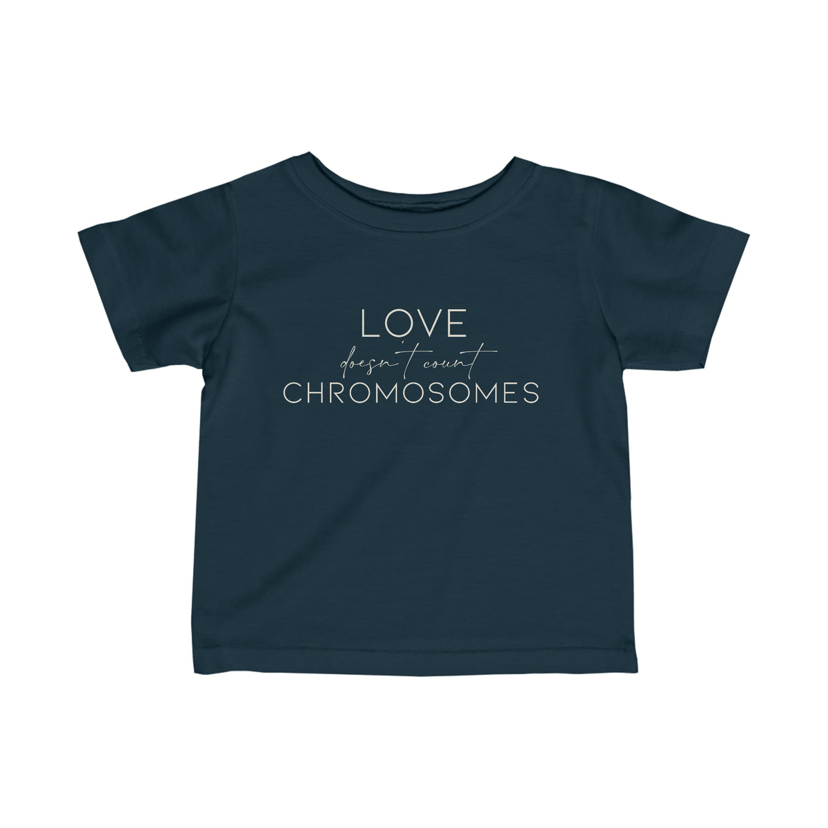 Joey's Journey Chromosome 6q Deletion Awareness Infant Fine Jersey Tee