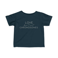 Joey's Journey Chromosome 6q Deletion Awareness Infant Fine Jersey Tee