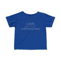 Joey's Journey Chromosome 6q Deletion Awareness Infant Fine Jersey Tee