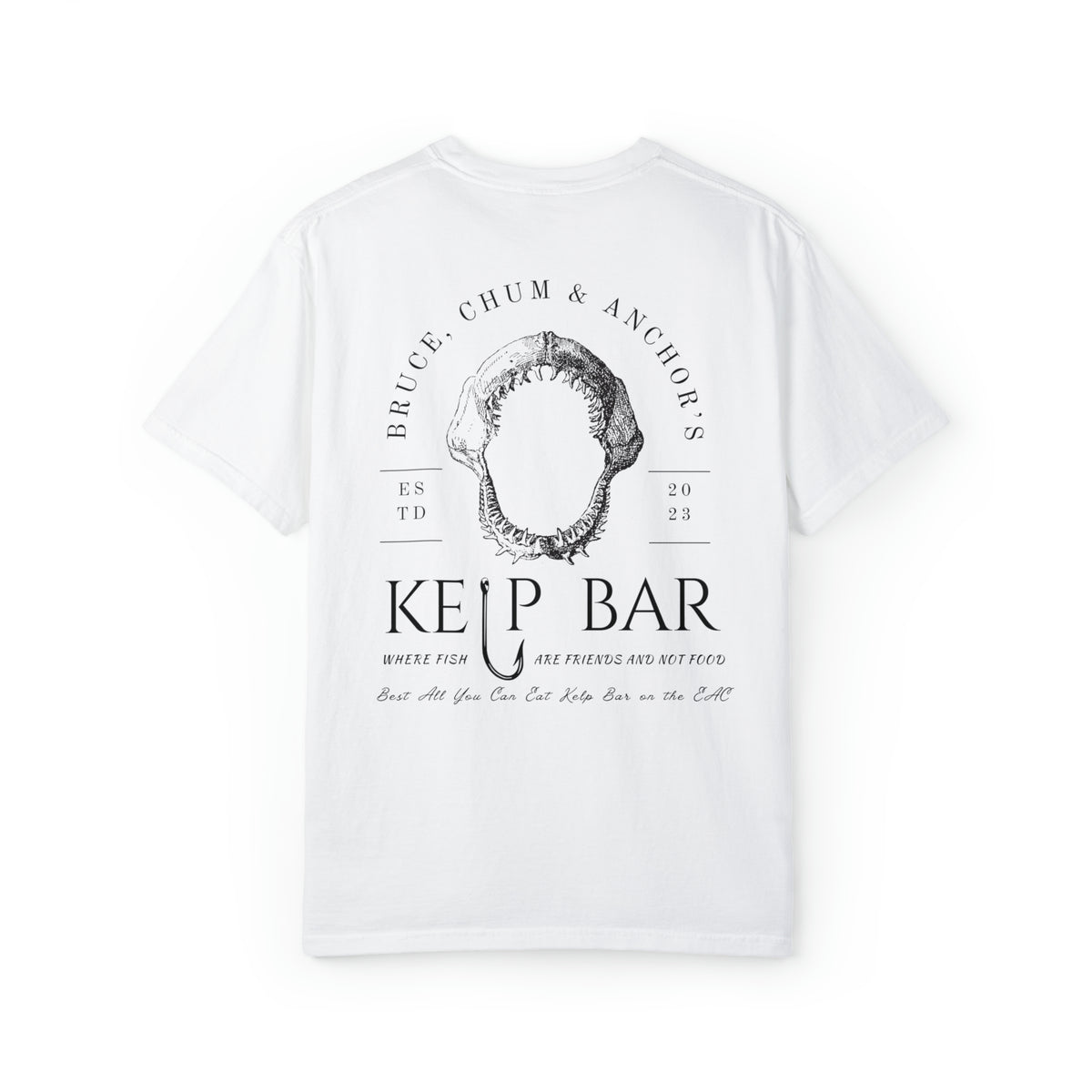 Bruce, Chum & Anchor's Kelp Bar Comfort Colors Unisex Garment-Dyed T-shirt