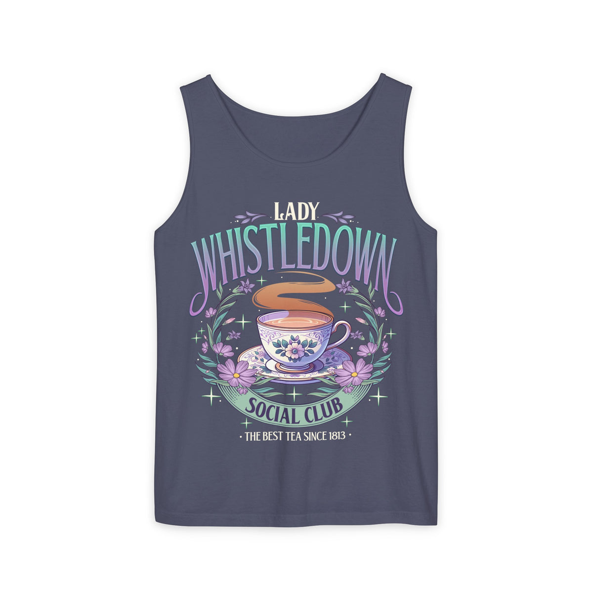 Lady Whistledown Social Club Unisex Comfort Colors Garment-Dyed Tank Top