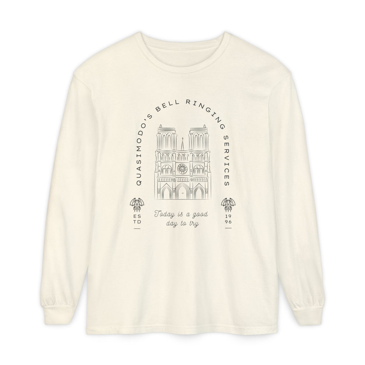 Quasimodo's Bell Ringing Services Comfort Colors Unisex Garment-dyed Long Sleeve T-Shirt