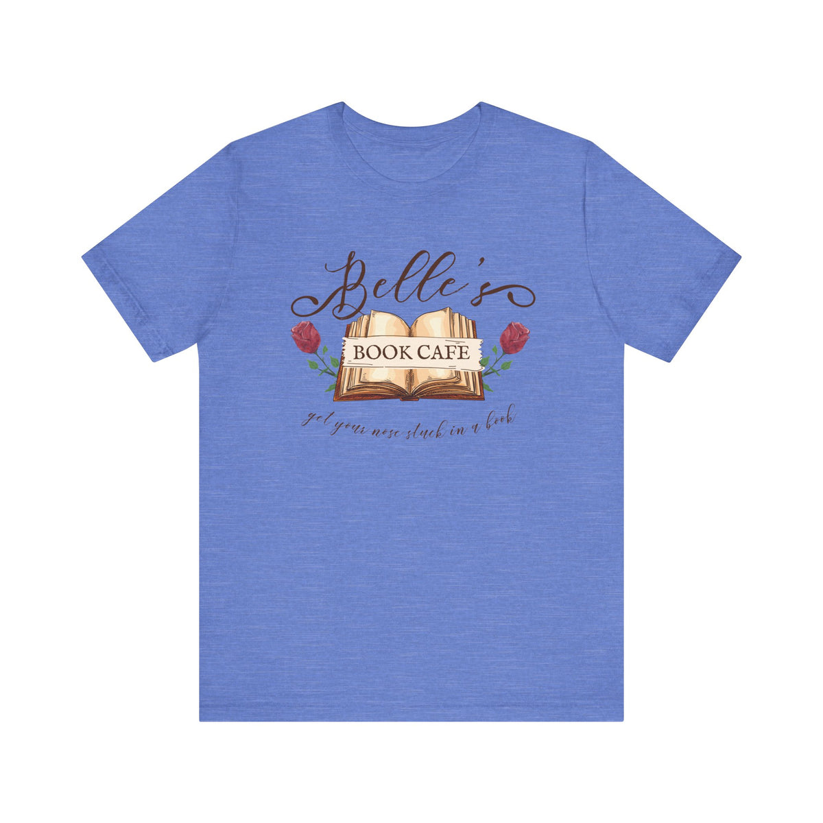 Belle's Book Cafe Bella Canvas Unisex Jersey Short Sleeve Tee