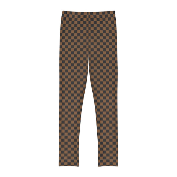 Checked Youth Full-Length Leggings