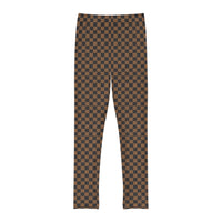 Checked Youth Full-Length Leggings