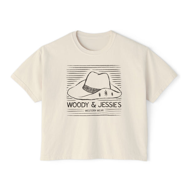 Woody & Jessie's Western Wear Comfort Colors Women's Boxy Tee