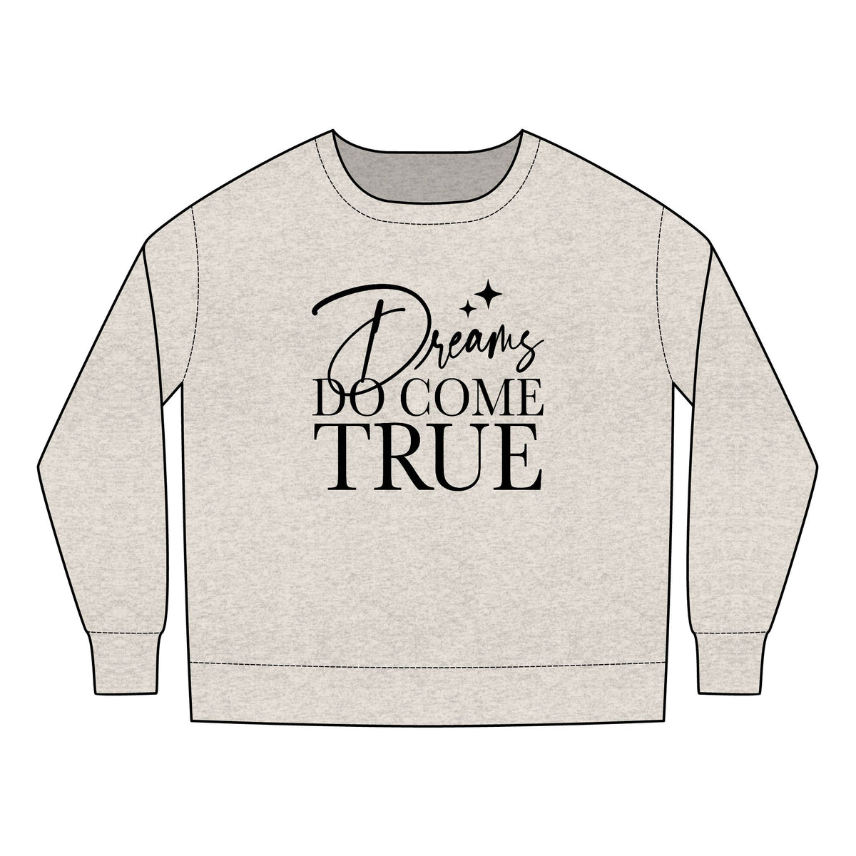 Dreams Do Come True Rabbit Skins Toddler Sweatshirt