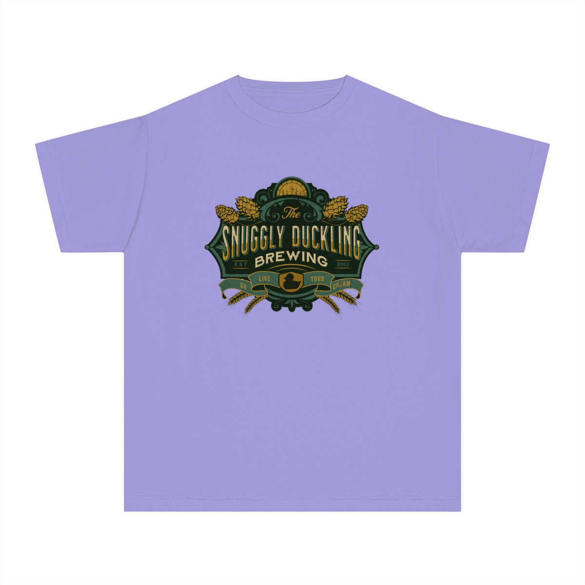 The Snuggly Duckling Brewing Comfort Colors Youth Midweight Tee