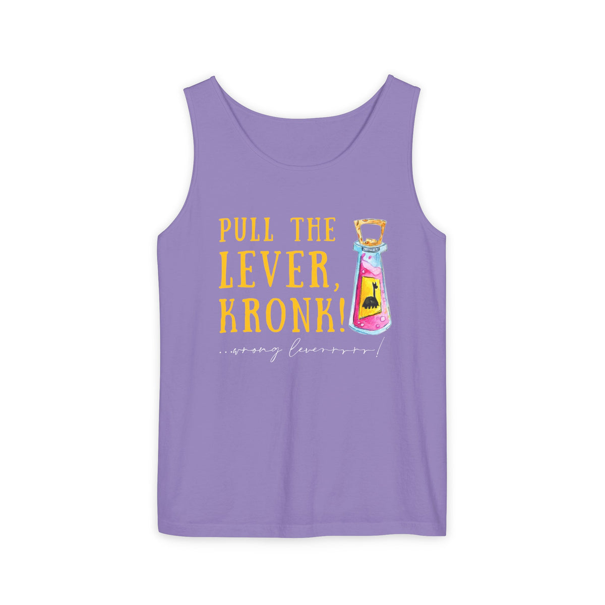 Pull The Lever Kronk Unisex Comfort Colors Garment-Dyed Tank Top