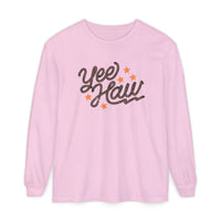 Yee Haw Comfort Colors Unisex Garment-dyed Long Sleeve T-Shirt