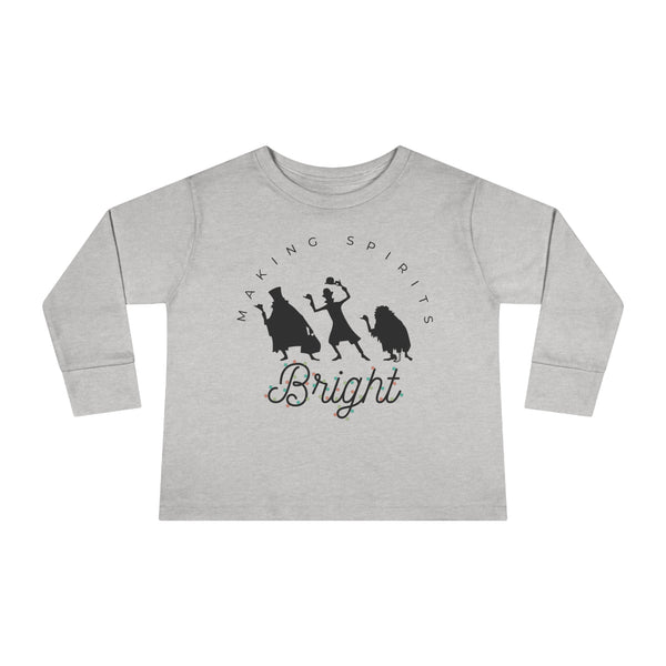 Making Spirits Bright Rabbit Skins Toddler Long Sleeve Tee