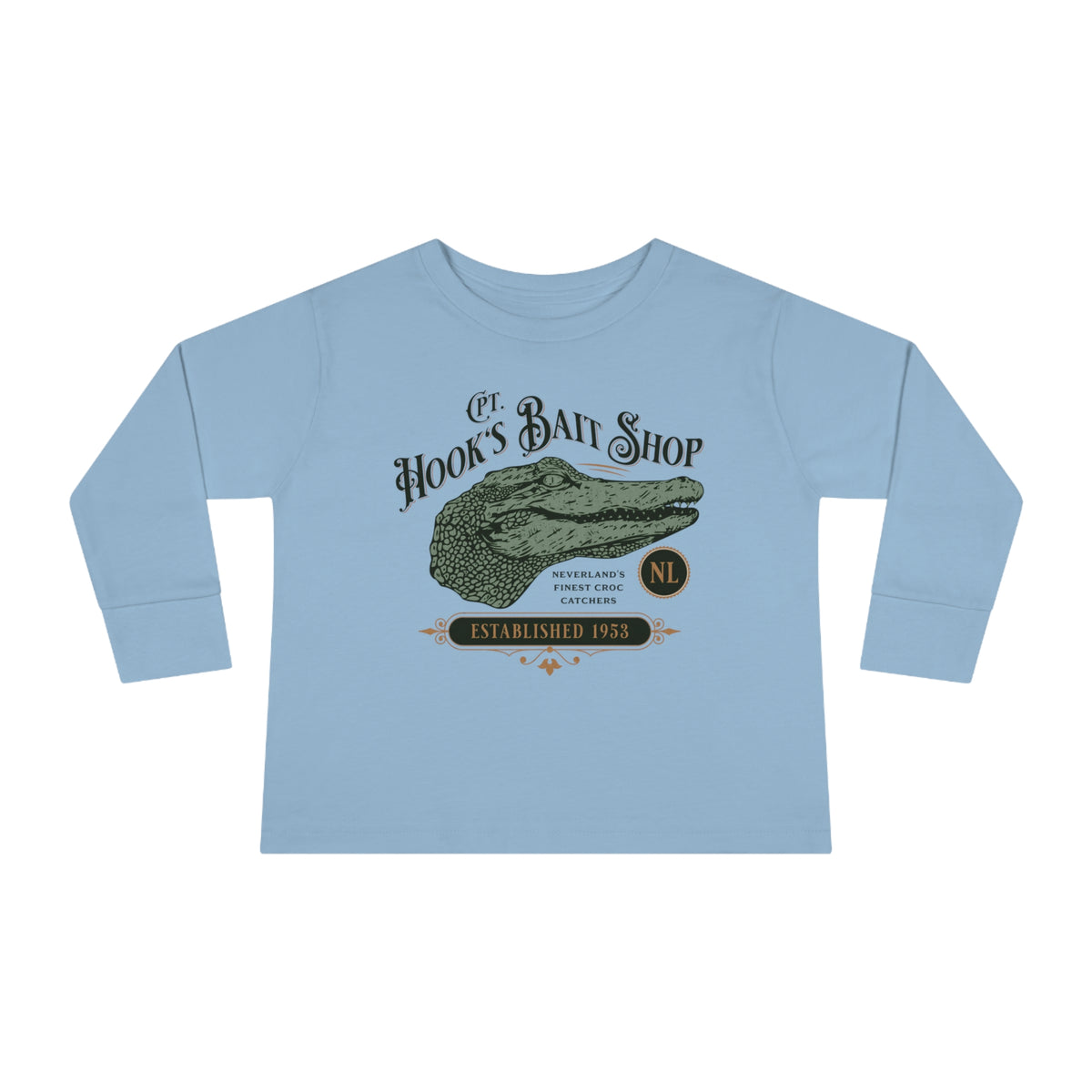 Captain Hook’s Bait Shop Rabbit Skins Toddler Long Sleeve Tee